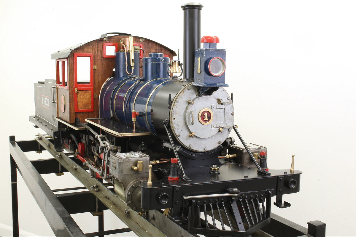 5 inch narrow gauge 2-6-0 tender locomotive