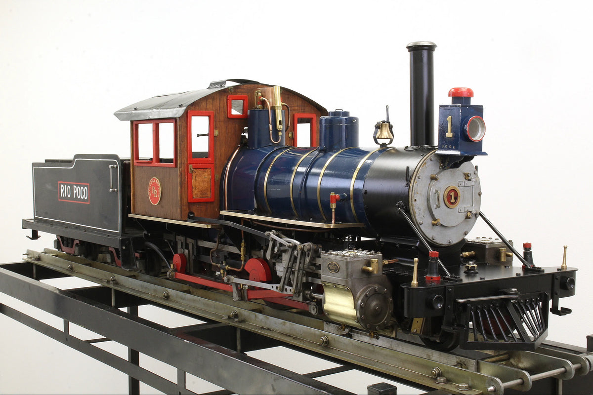 5 inch narrow gauge 2-6-0 tender locomotive