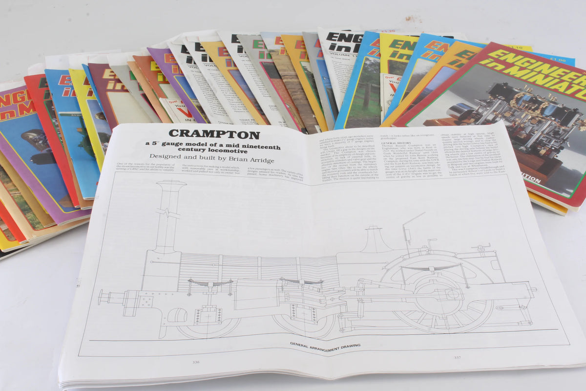5 inch gauge Crampton castings & construction articles