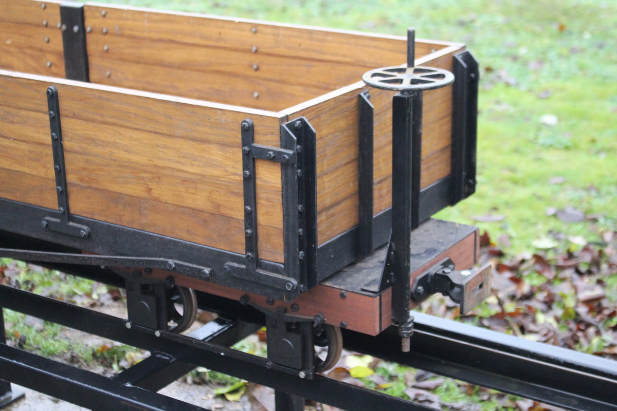 7 1/4 inch narow gauge bogie wagon
