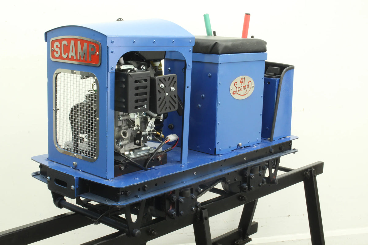 7 1/4 inch gauge "Scamp" 0-4-0 petrol-electric shunter