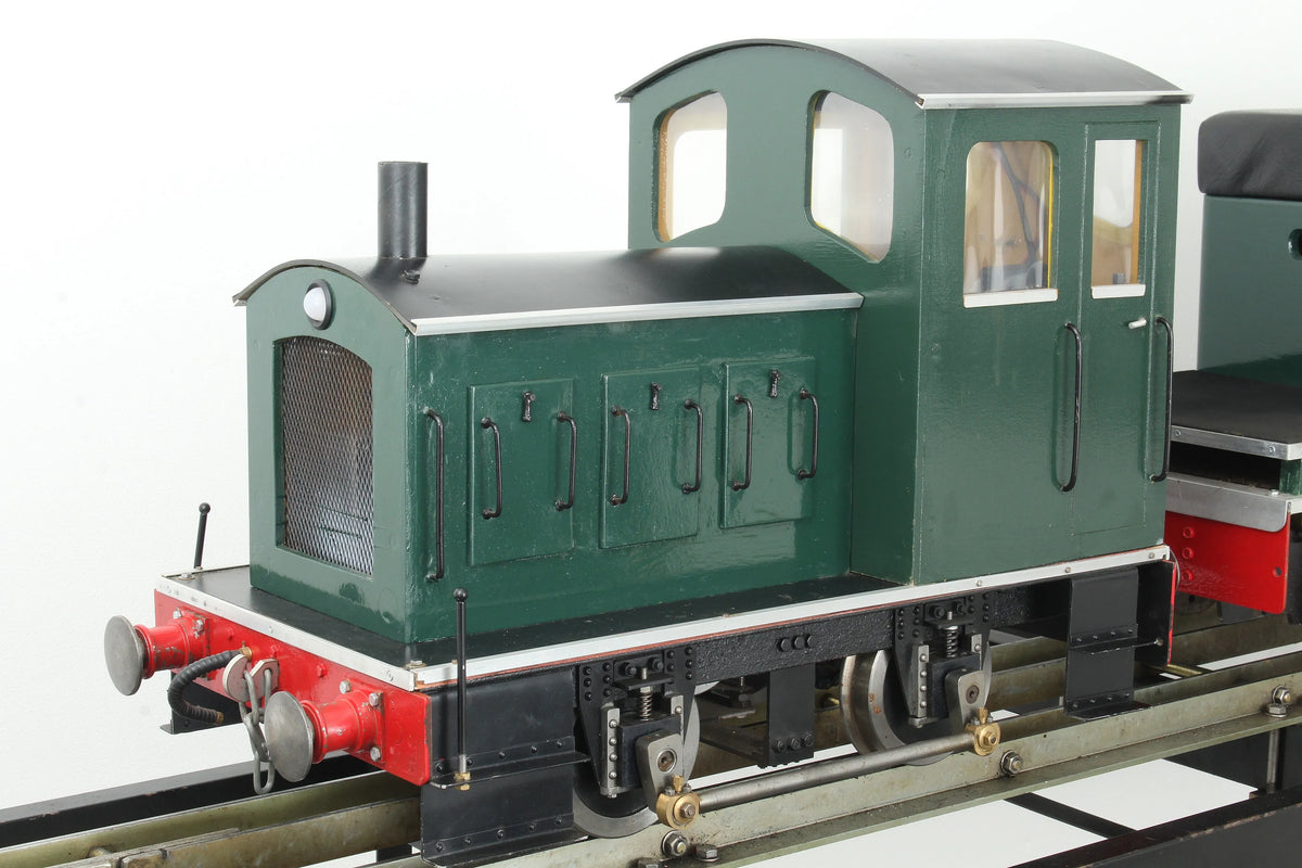 7 1/4 inch gauge battery electric 0-4-0 with driving truck