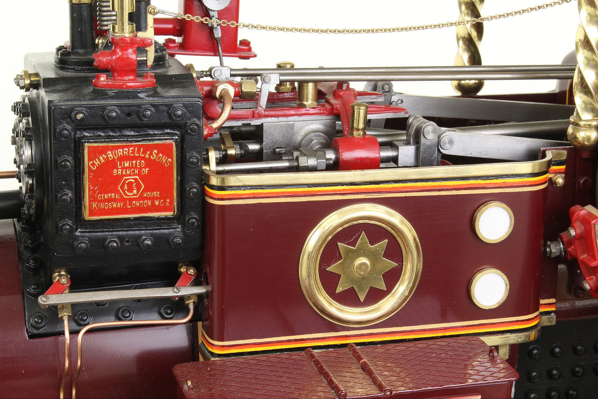 2 inch scale Burrell Gold Medal Showmans tractor