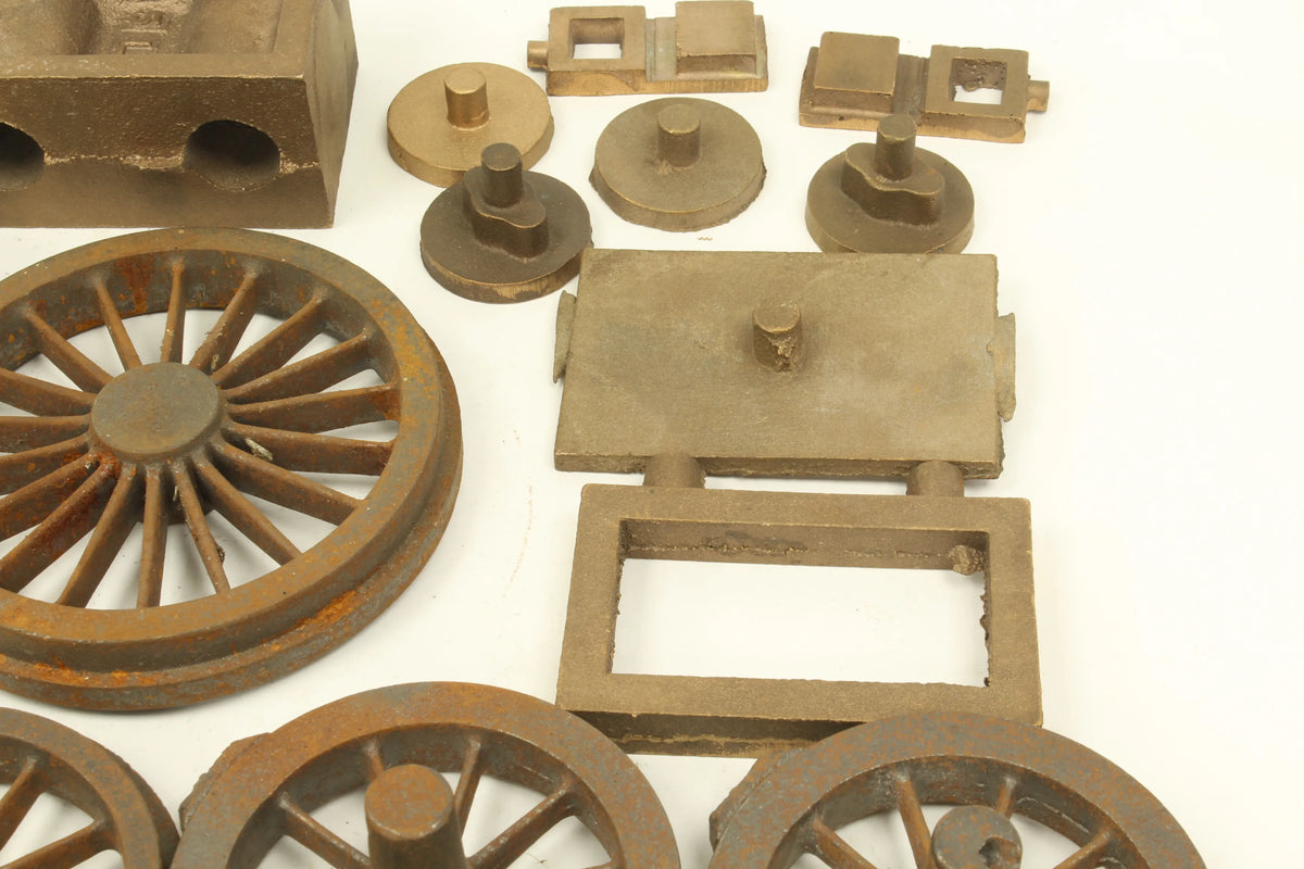 5 inch gauge "Titfield Thunderbolt" wheel and cylinder castings
