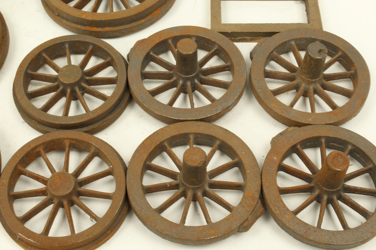 5 inch gauge "Titfield Thunderbolt" wheel and cylinder castings