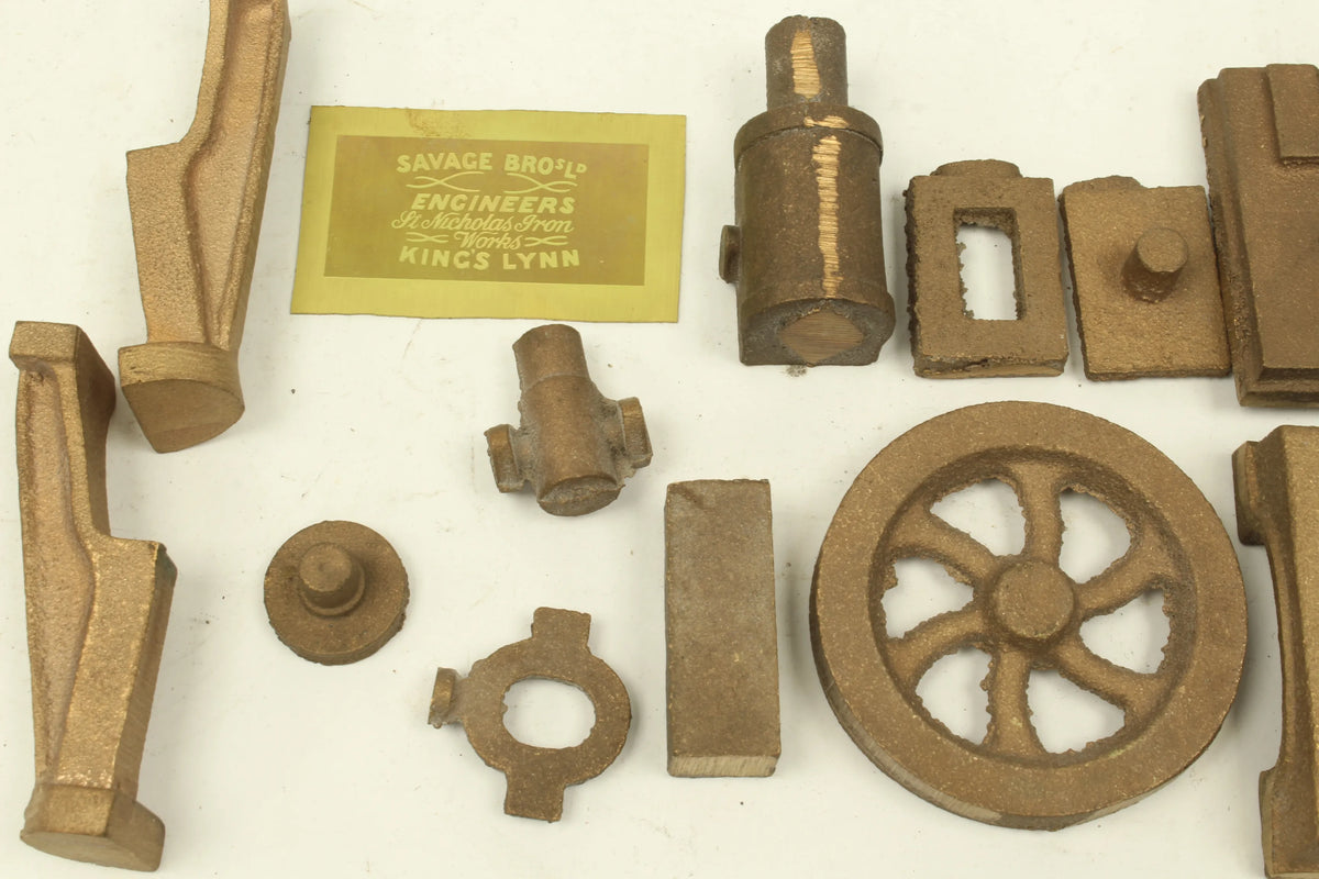 Clarke "Nicholas" organ engine castings & drawings