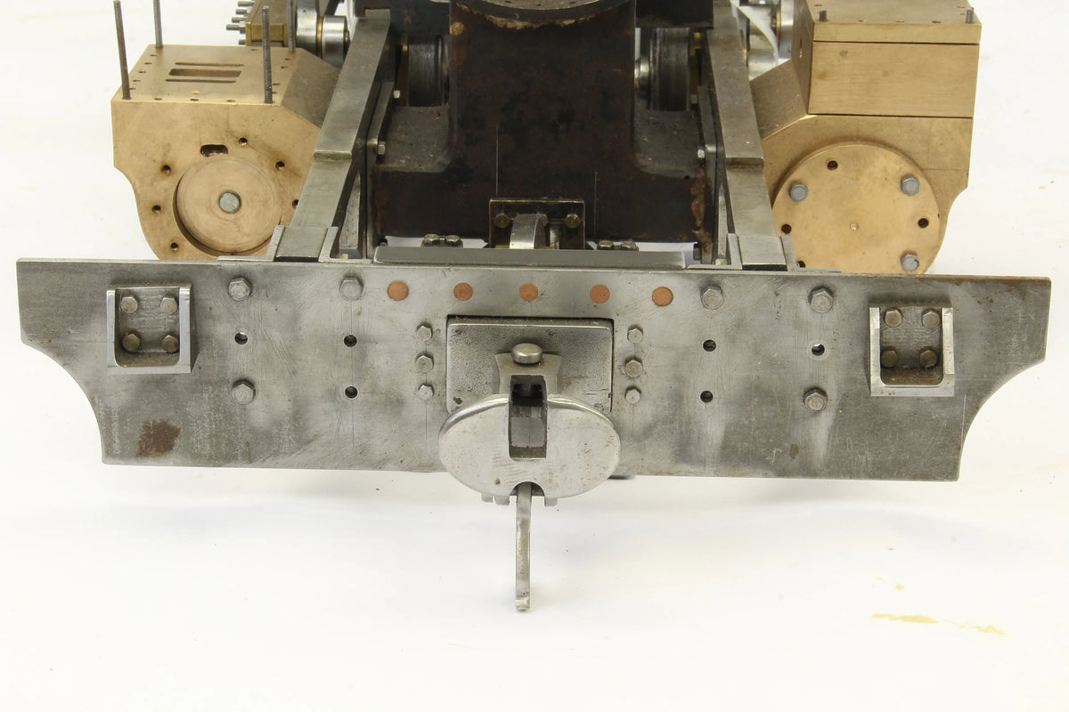 3 1/2 inch gauge Alco "Mountaineer" chassis with cylinders