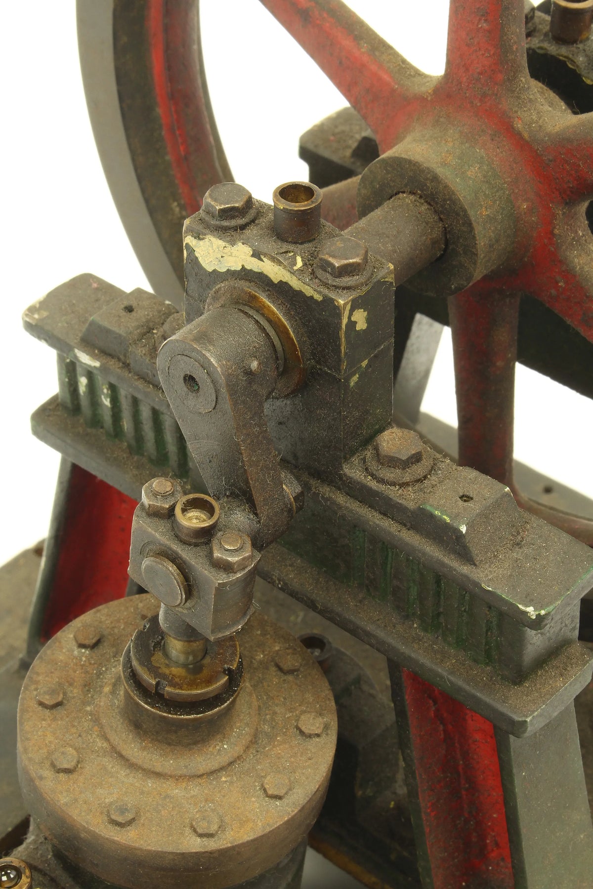 Large vintage inverted oscillating engine