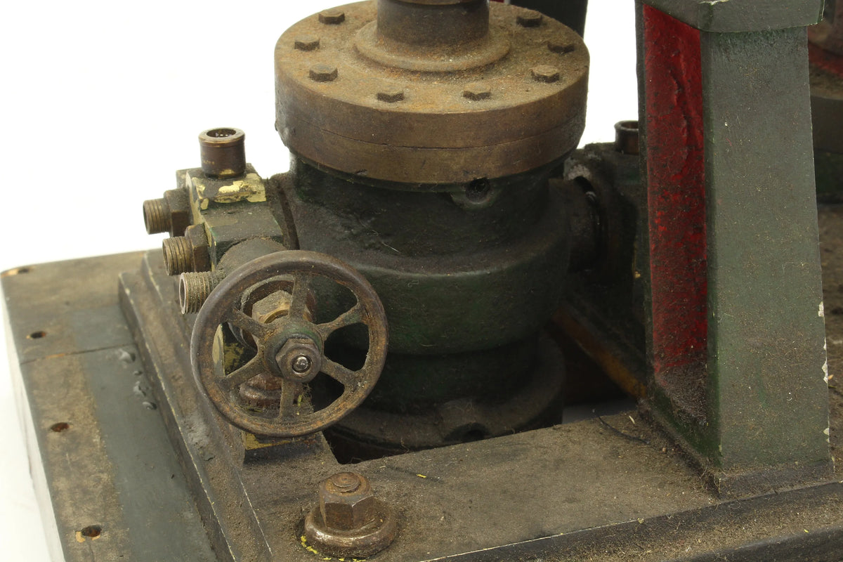 Large vintage inverted oscillating engine