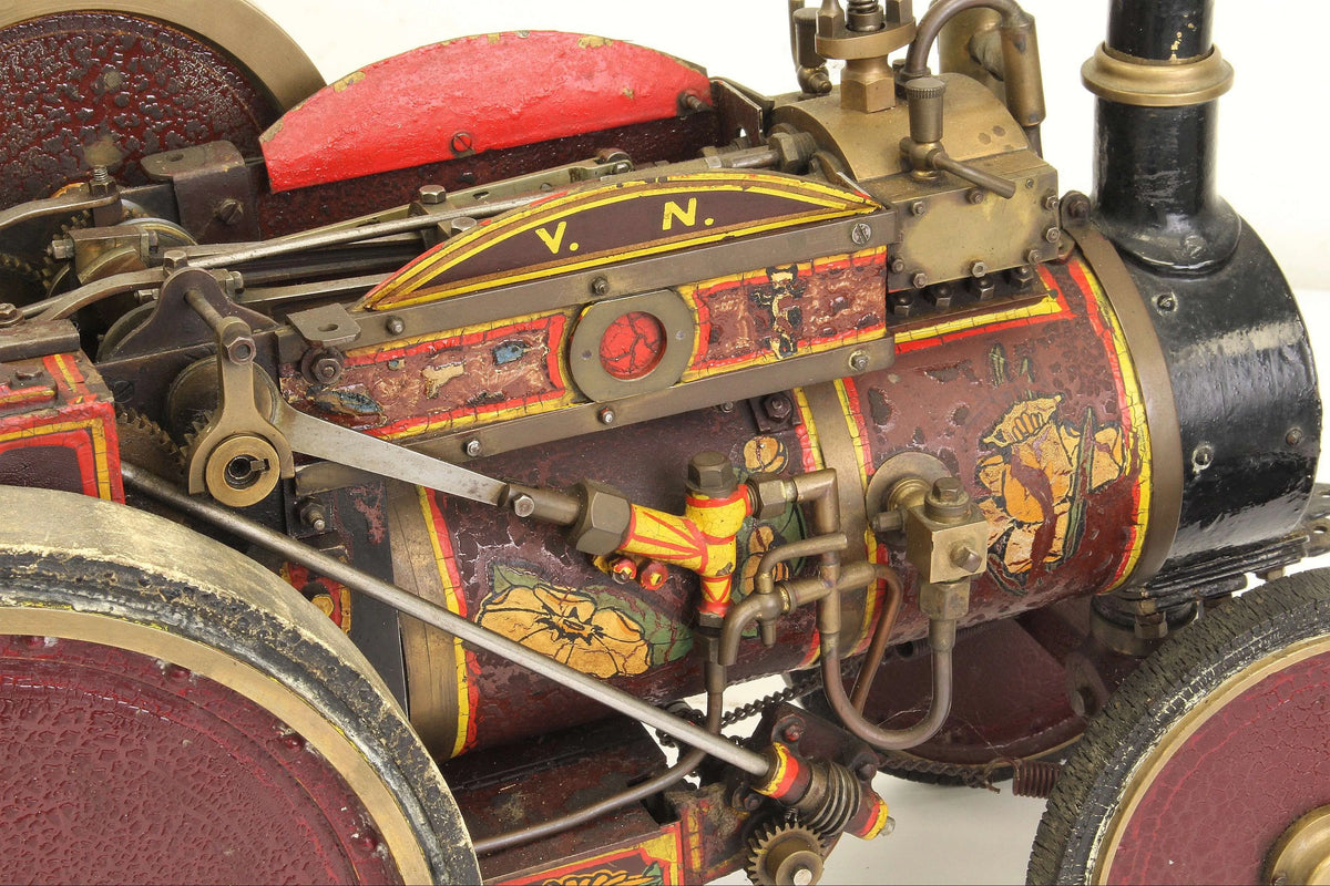 Vintage 1 inch scale traction engine