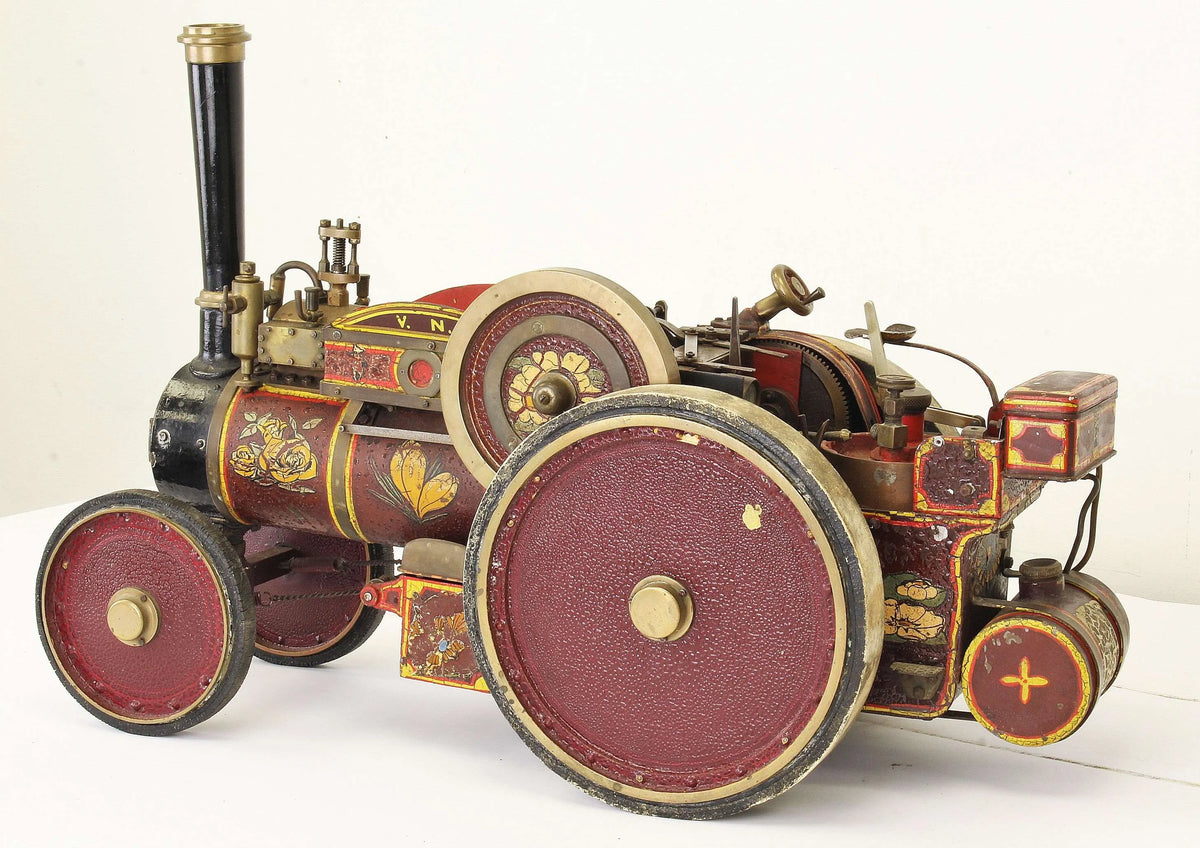 Vintage 1 inch scale traction engine