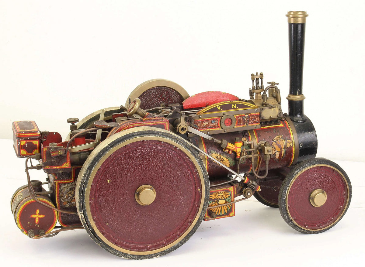 Vintage 1 inch scale traction engine