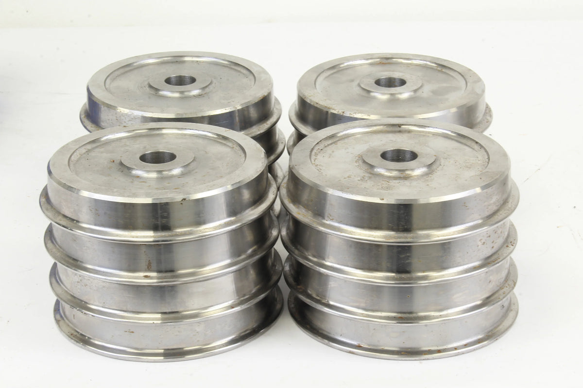 7 1/4 inch narrow gauge wheelsets - CNC turned wheels, axles, takeup bearings