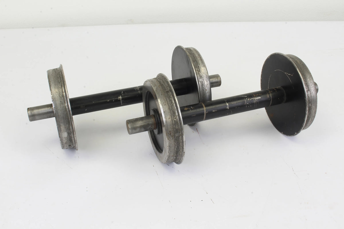 Pair Ride on Railway 7 1/4 inch gauge wheels on axle