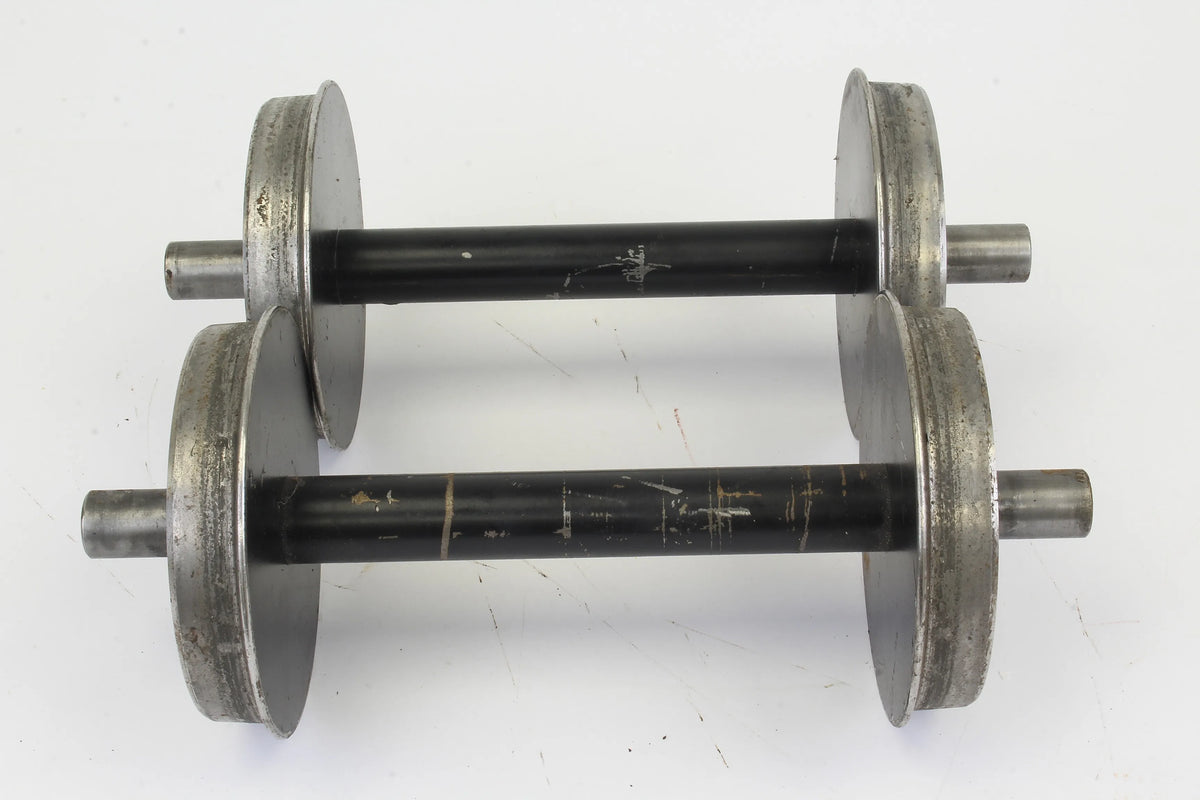 Pair Ride on Railway 7 1/4 inch gauge wheels on axle
