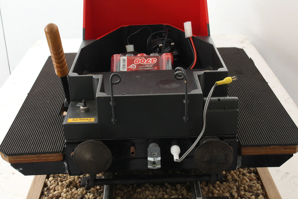 5 inch gauge braked bogie driving truck with electric pump