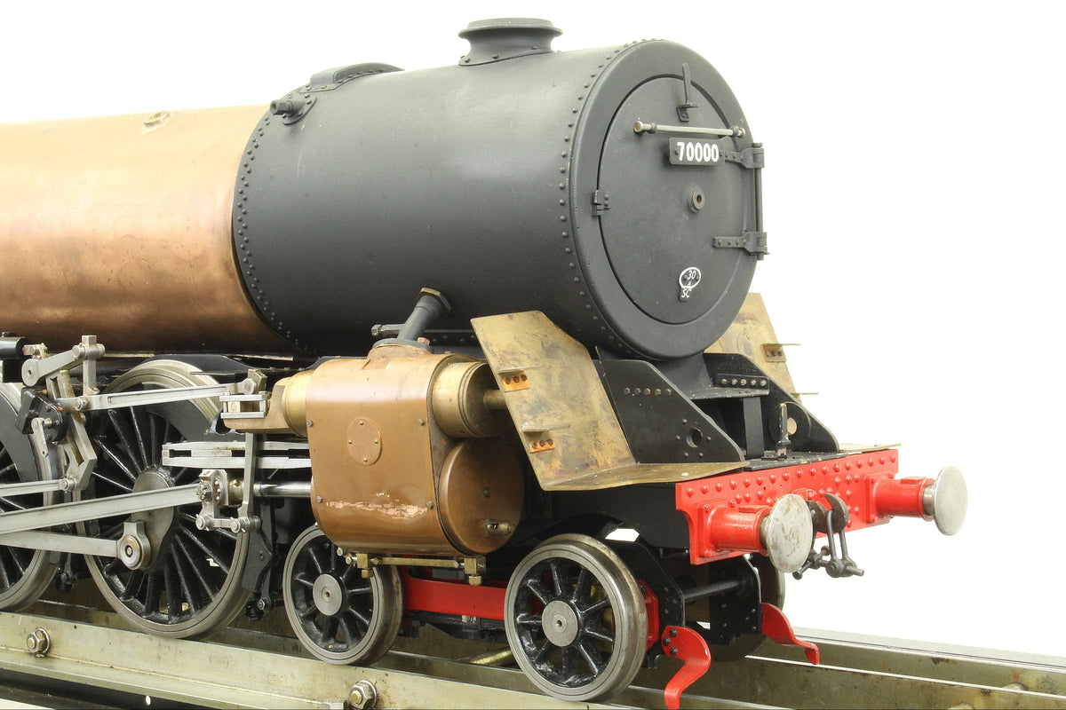 Part-built 5 inch gauge "Britannia" with commercial boiler