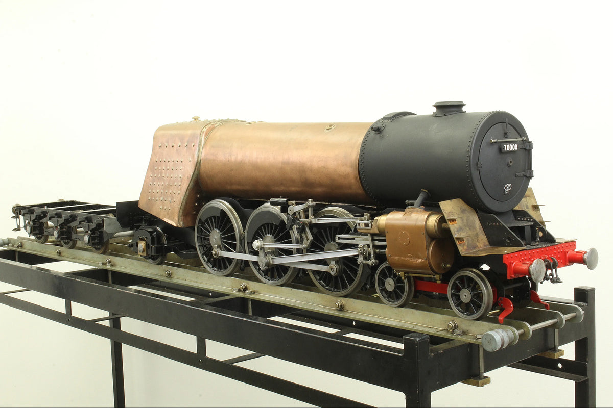 Part-built 5 inch gauge "Britannia" with commercial boiler