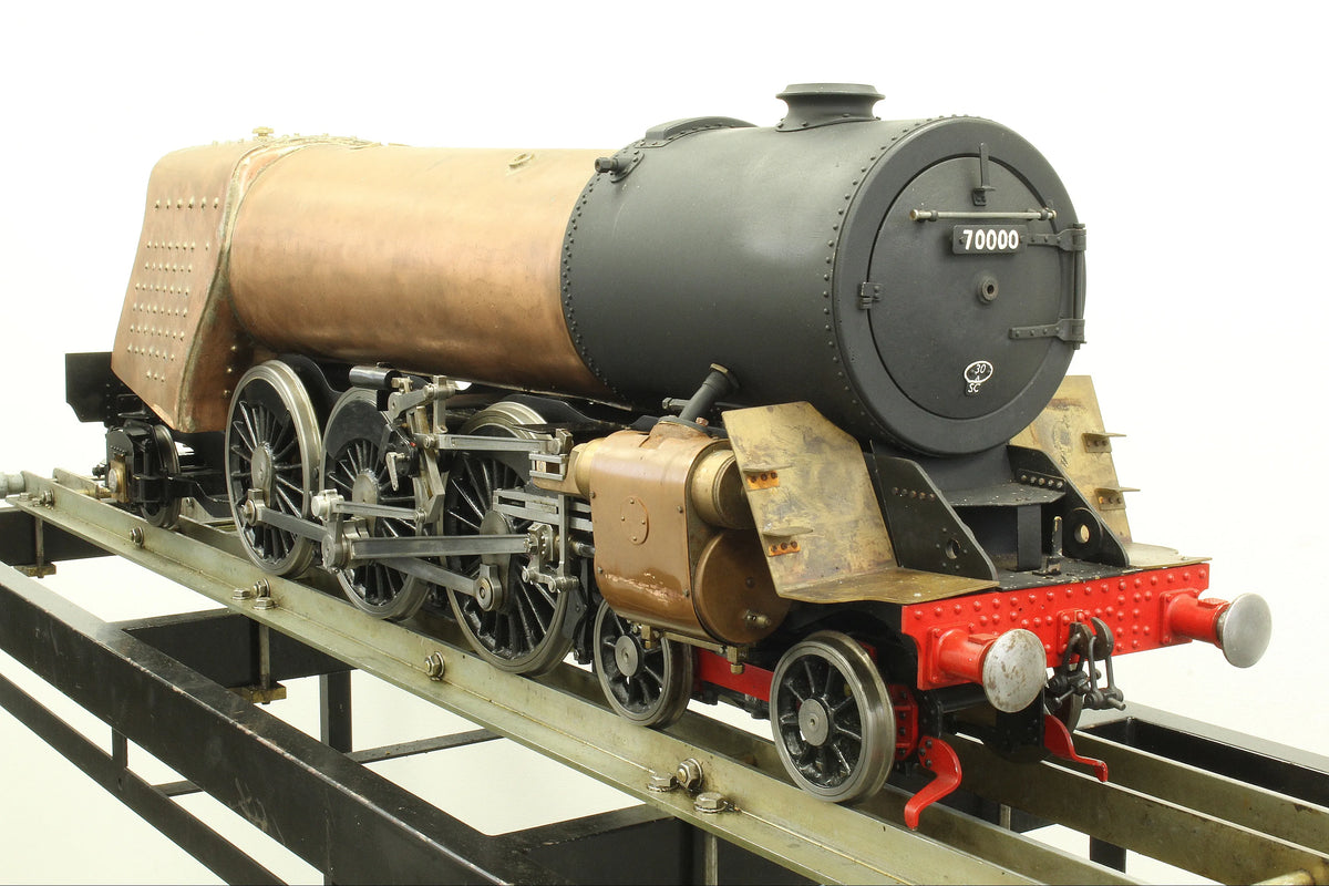 Part-built 5 inch gauge "Britannia" with commercial boiler