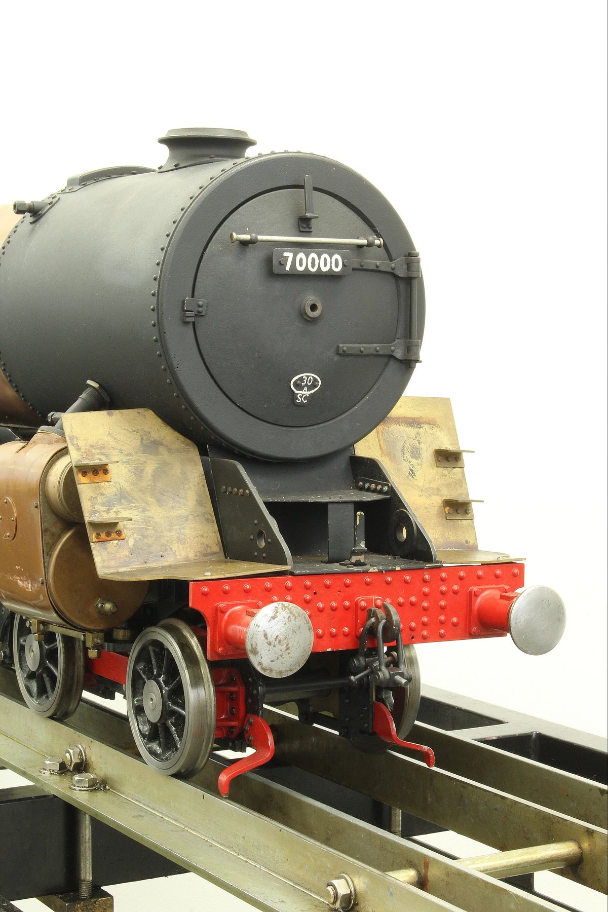 Part-built 5 inch gauge "Britannia" with commercial boiler
