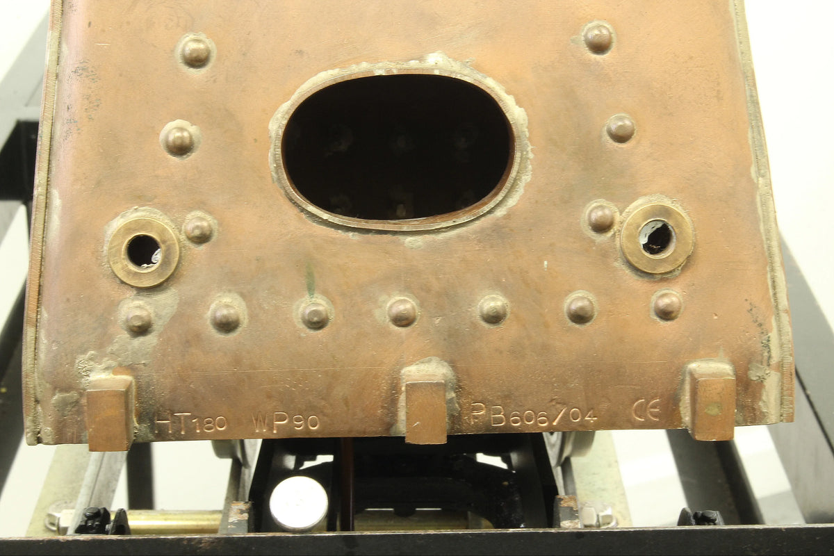Part-built 5 inch gauge "Britannia" with commercial boiler