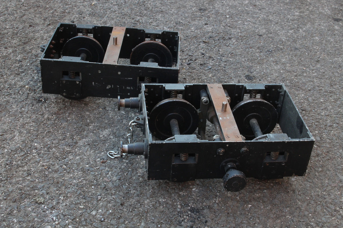 Pair of 5 inch gauge bogies