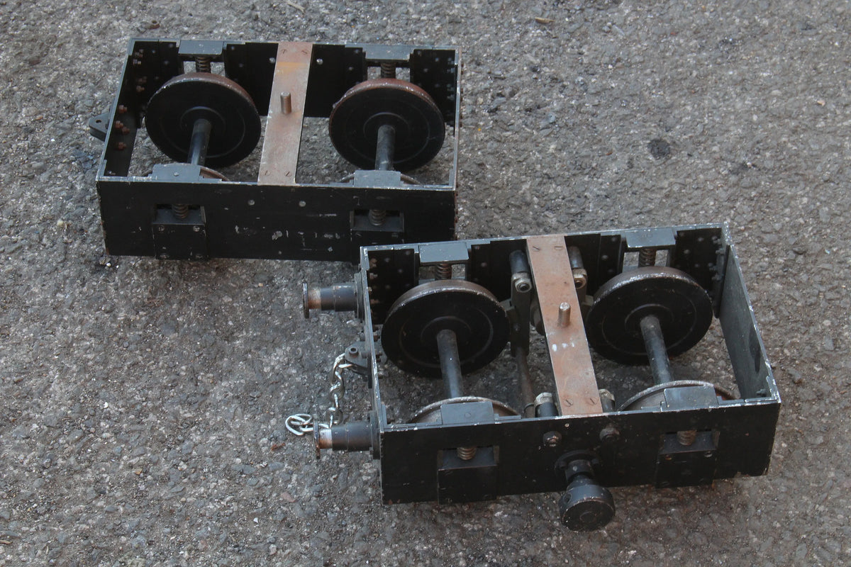 Pair of 5 inch gauge bogies