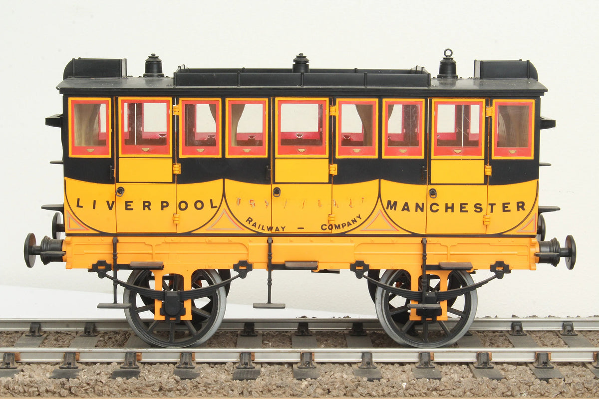 3 1/2 inch gauge Hornby "Rocket" & coach