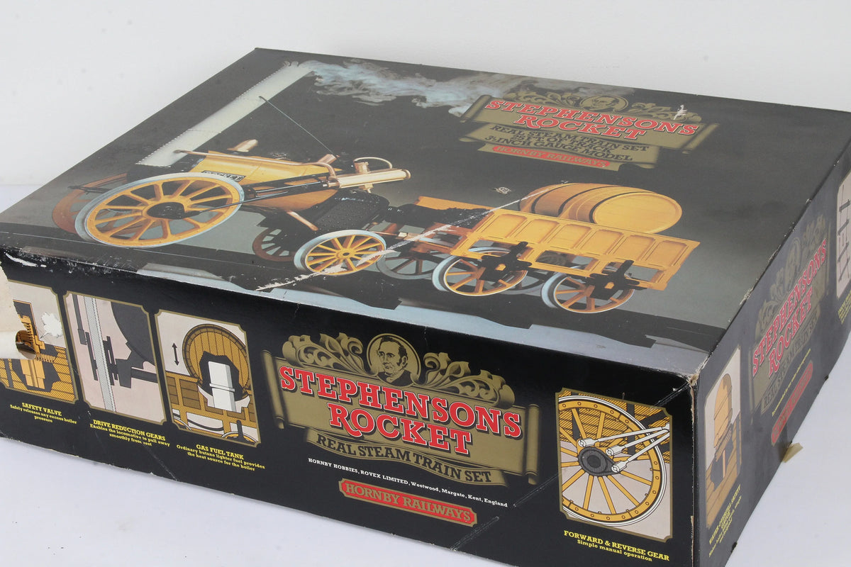 3 1/2 inch gauge Hornby "Rocket" & coach