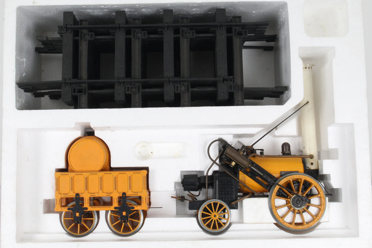 3 1/2 inch gauge Hornby "Rocket" & coach