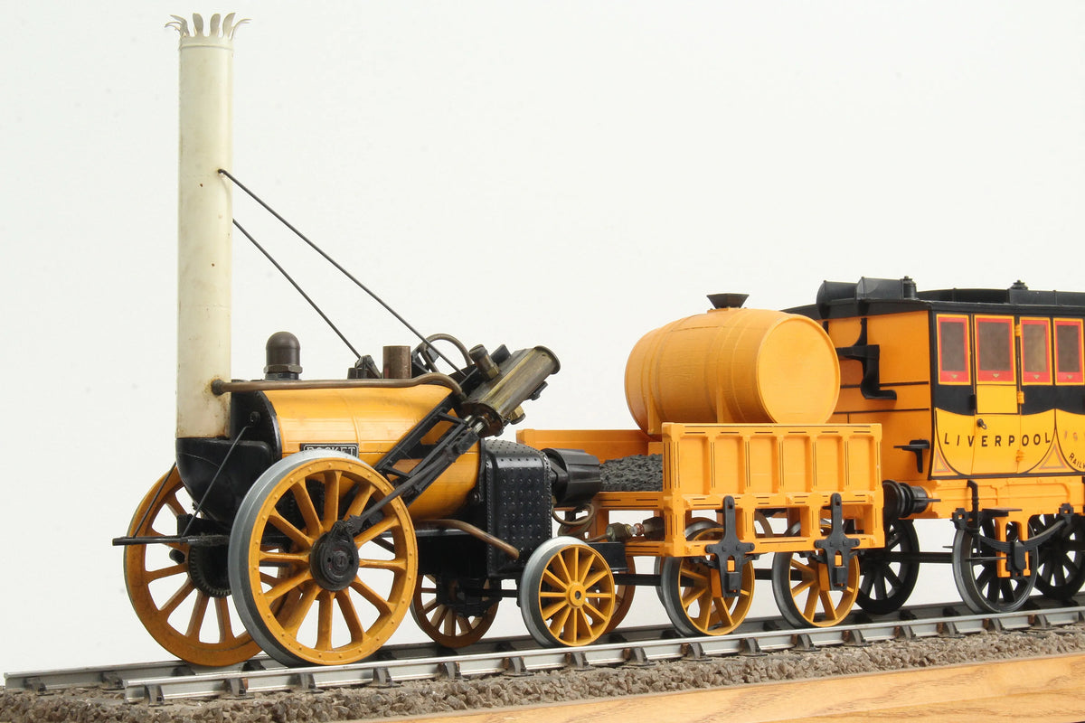 3 1/2 inch gauge Hornby "Rocket" & coach
