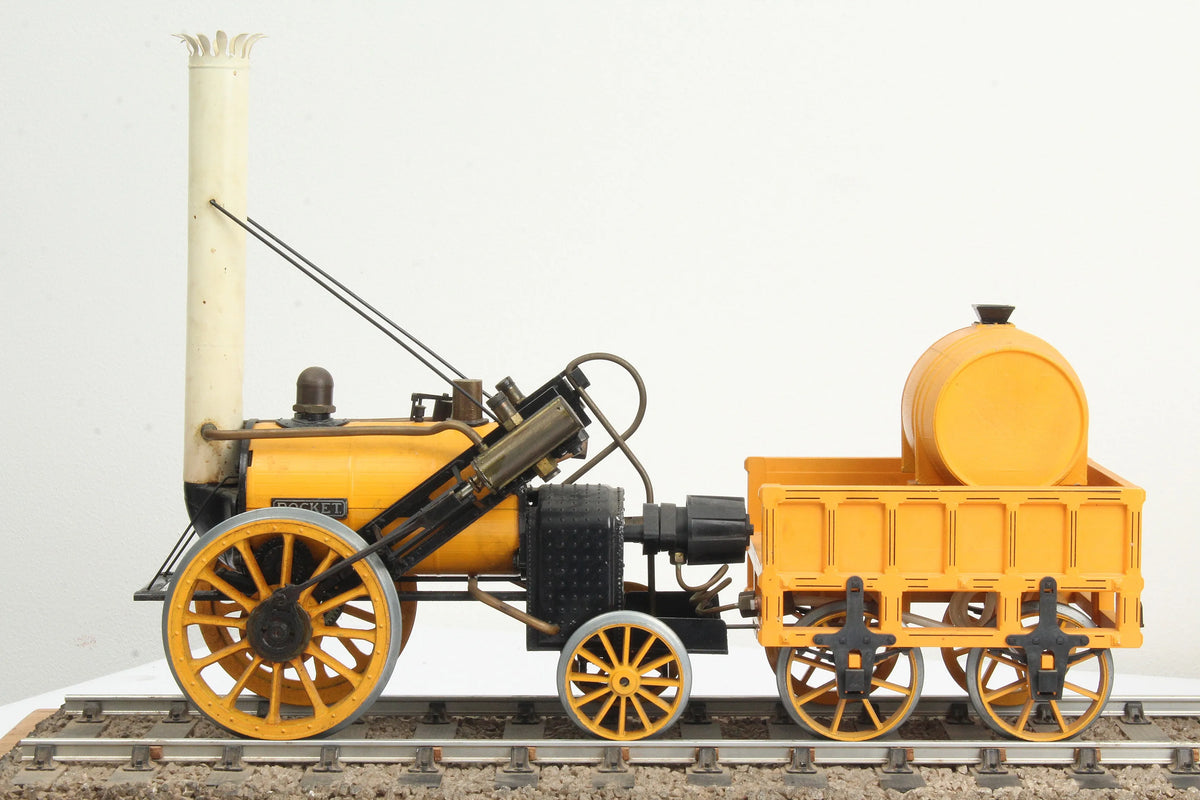 3 1/2 inch gauge Hornby "Rocket" & coach