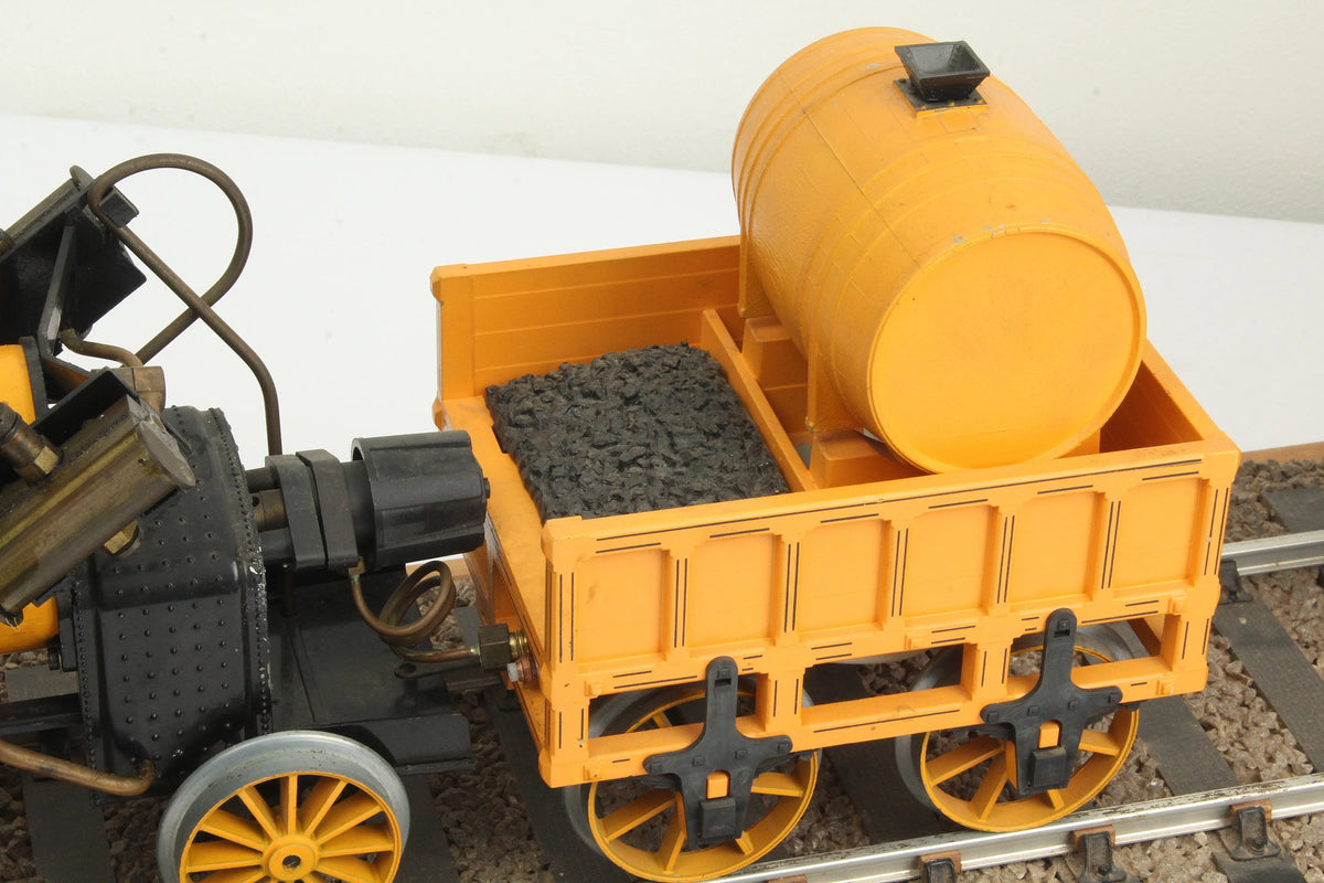 3 1/2 inch gauge Hornby "Rocket" & coach
