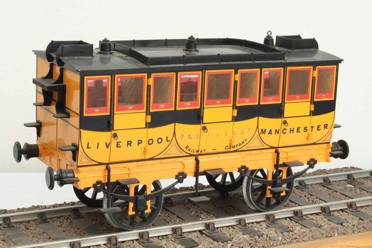 3 1/2 inch gauge Hornby "Rocket" & coach