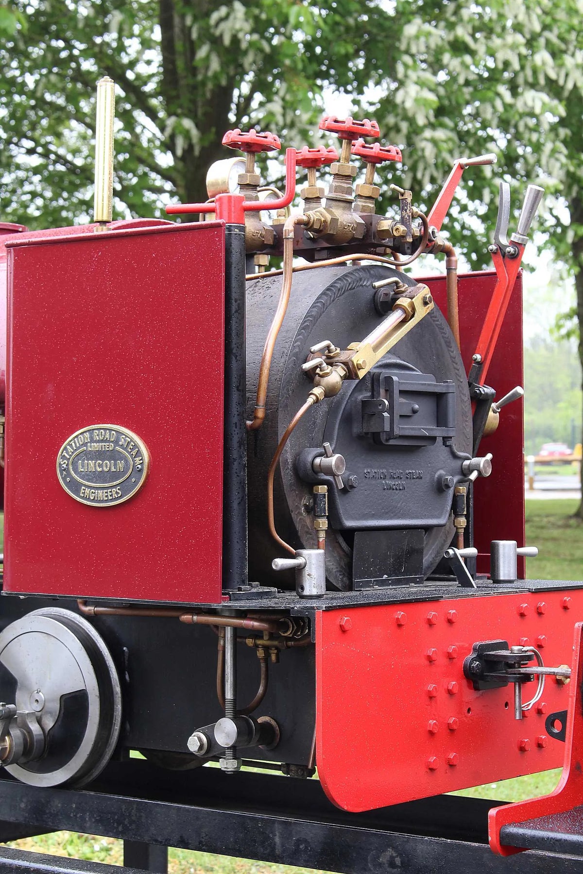 7 1/4 inch gauge "Stafford" 0-4-0ST works number 1313 with driving truck