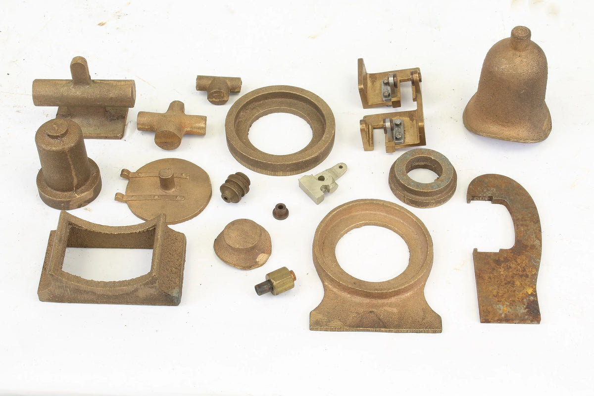 3 1/2 inch gauge "Tich" chassis, castings, machined cylinders