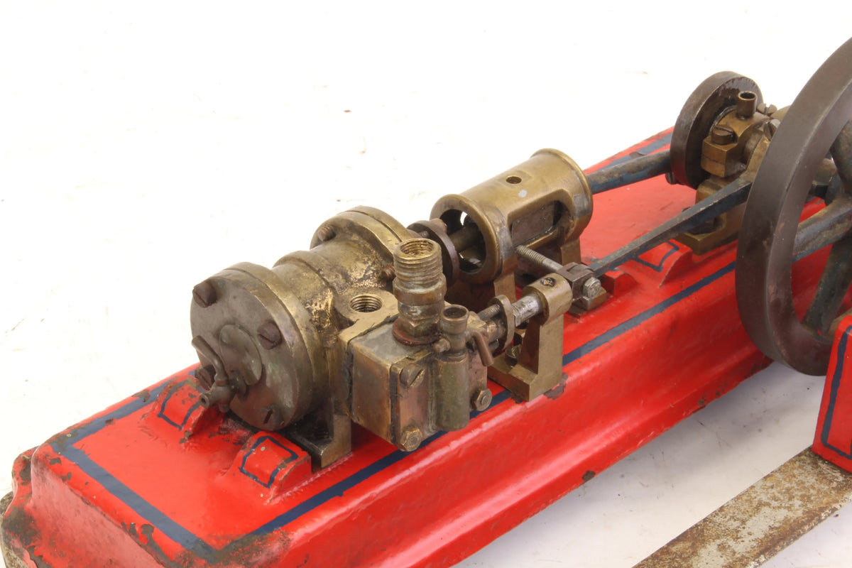 Vintage horizontal mill engine
