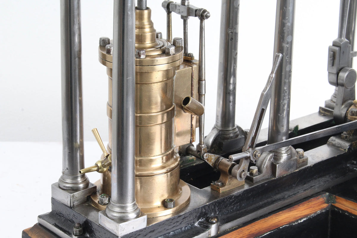 Large six pillar beam engine