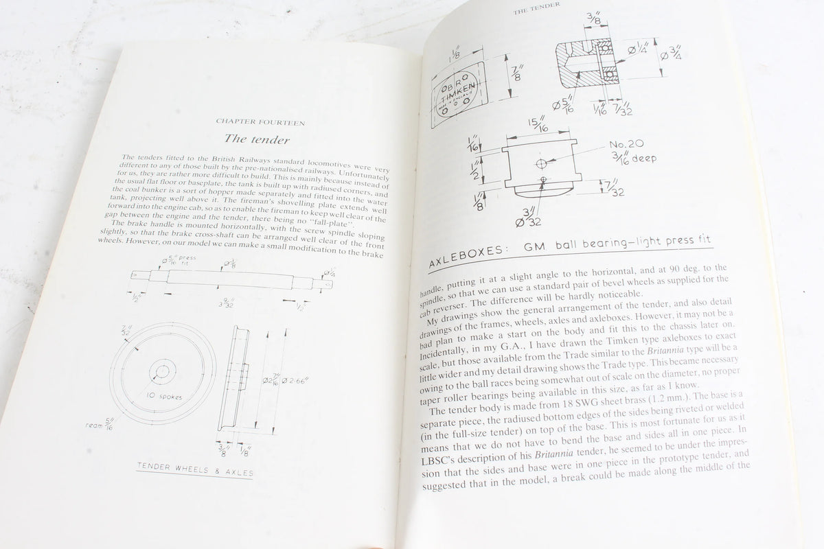 3 1/2 inch gauge 9F castings & drawings