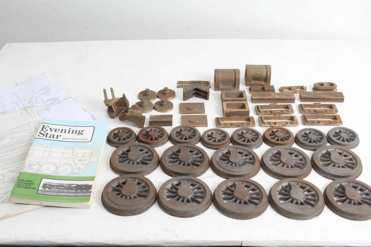 3 1/2 inch gauge 9F castings & drawings