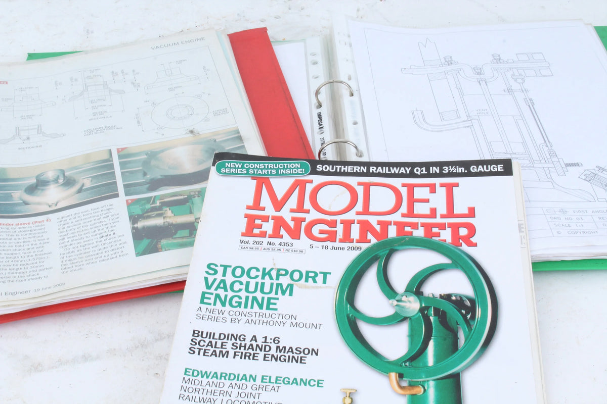 Part-built stockport vacuum engine