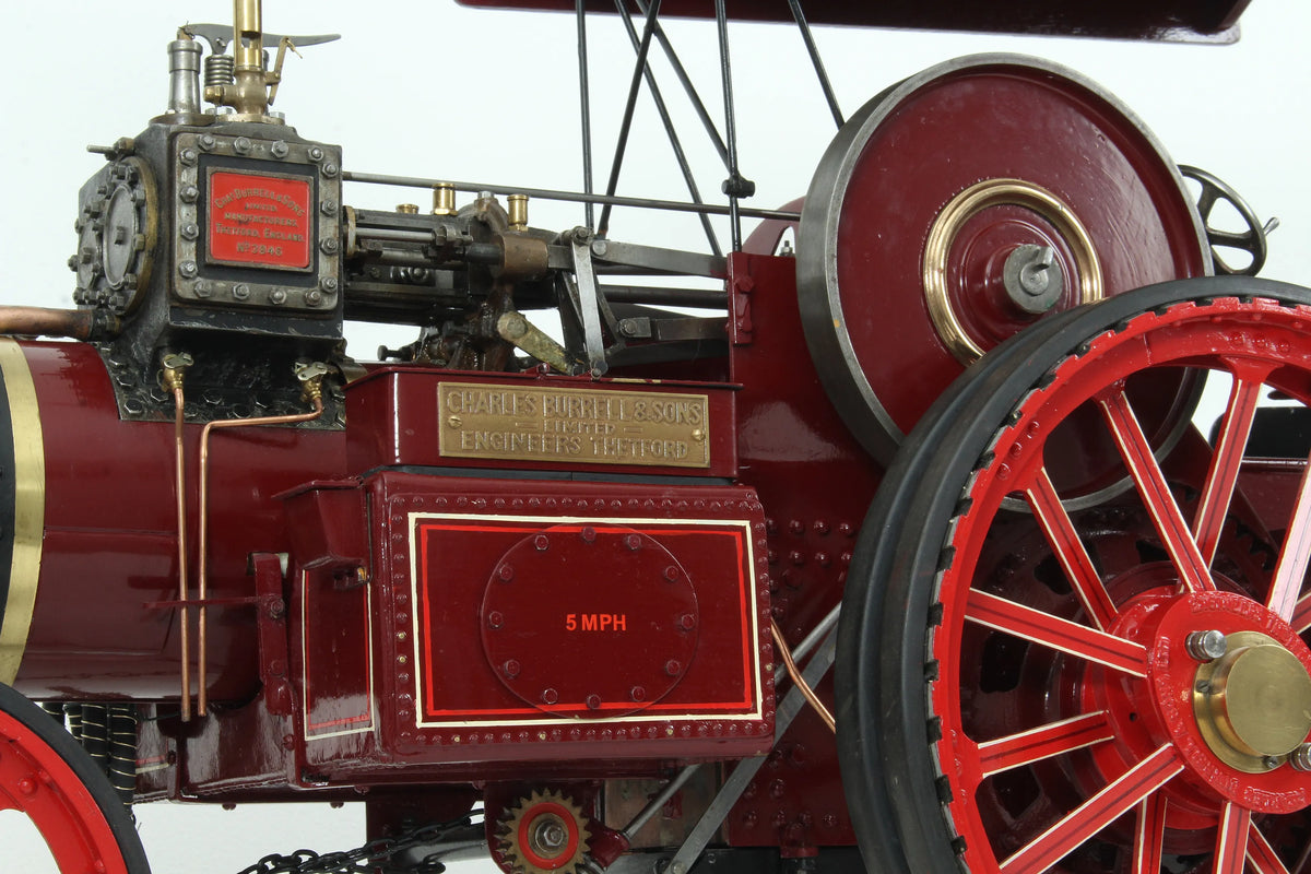 2 inch scale Burrell Gold Medal DCC tractor
