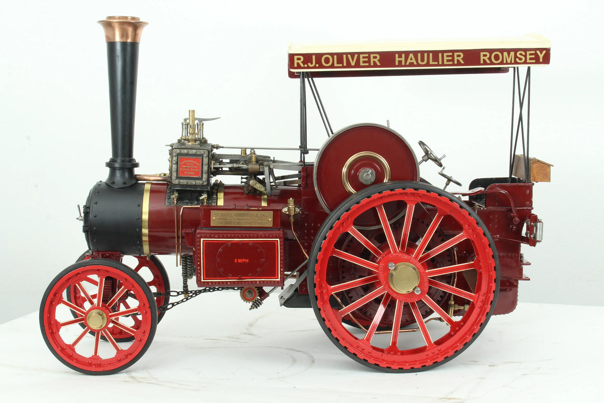 2 inch scale Burrell Gold Medal DCC tractor