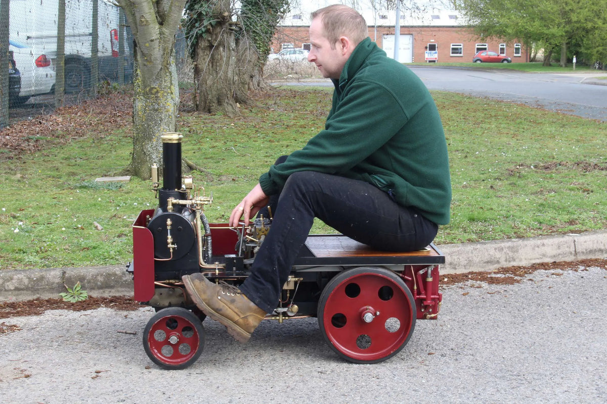 3 inch scale Suffolk dredging tractor