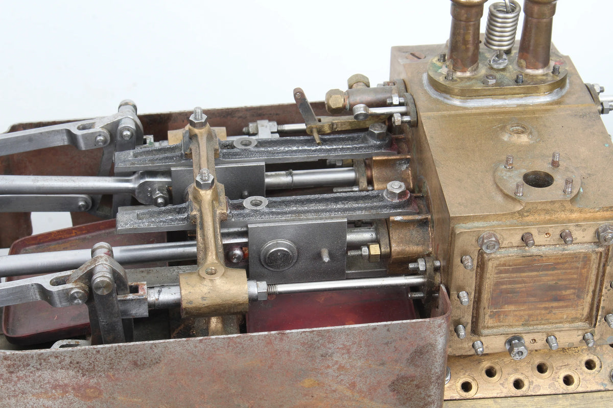 2 inch scale Burrell Gold Medal DCC steam tractor