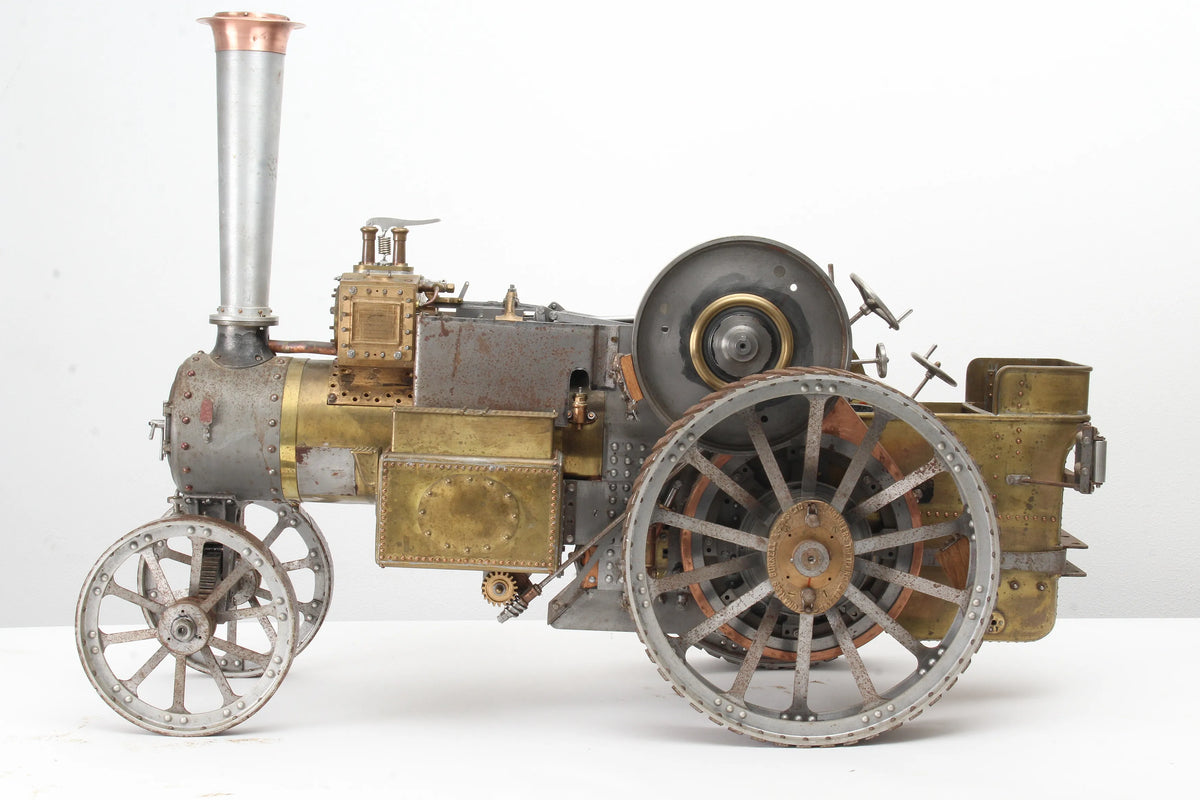 2 inch scale Burrell Gold Medal DCC steam tractor