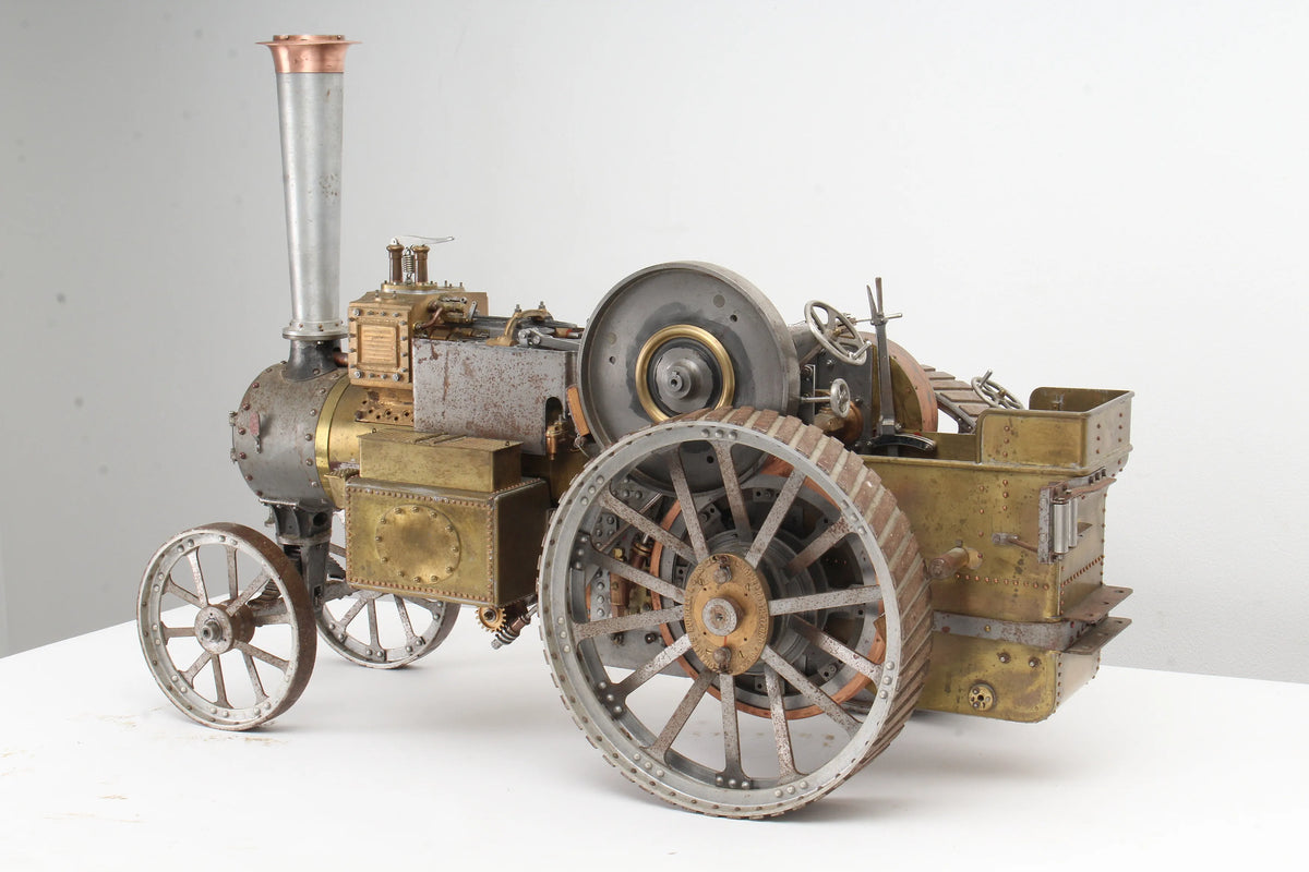 2 inch scale Burrell Gold Medal DCC steam tractor