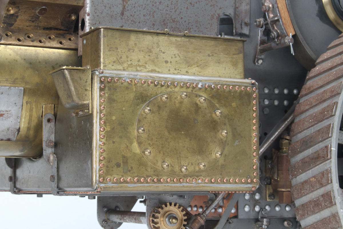 2 inch scale Burrell Gold Medal DCC steam tractor