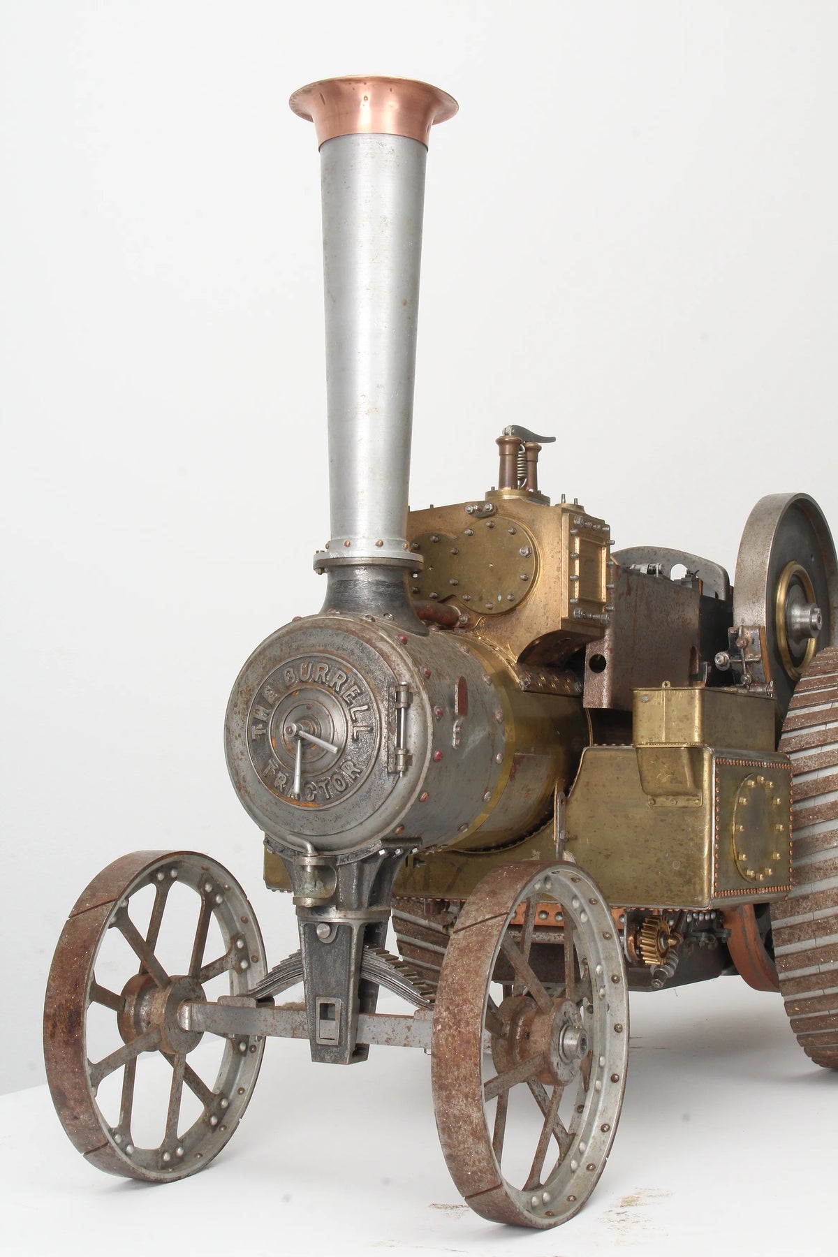 2 inch scale Burrell Gold Medal DCC steam tractor