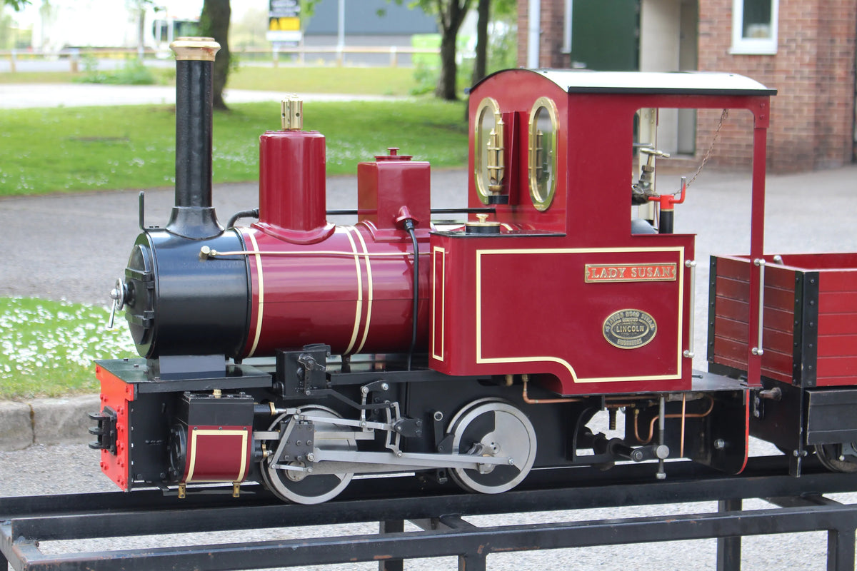 7 1/4 inch gauge Feldbahn 0-4-0 "Lady Susan" with driving truck